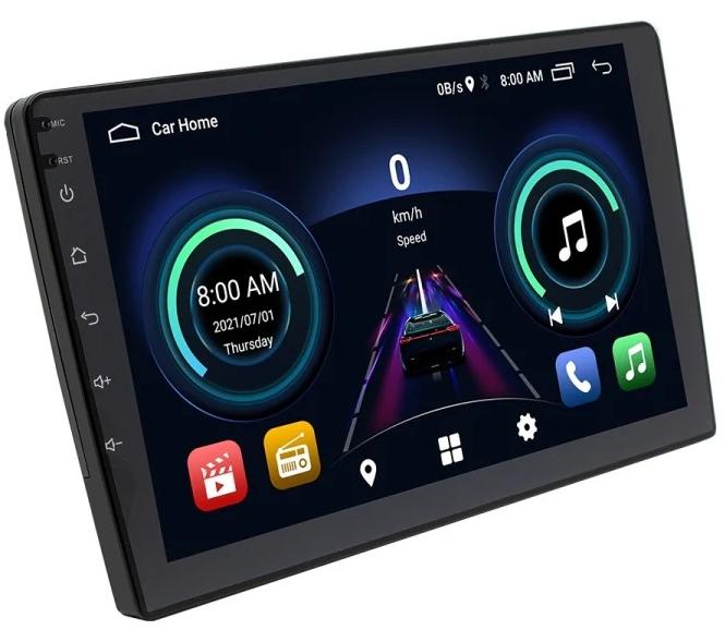 AVT Android 1GB ram 32GB storigCar Stereo Double Din 10.1 Inch Car Radio 2.5D HD Touchscreen Multimedia MP5 Player with Bluetooth GPS Support WiFi FM Radio Dual USB Mirror Link SWC + Backup Camera - Image 1
