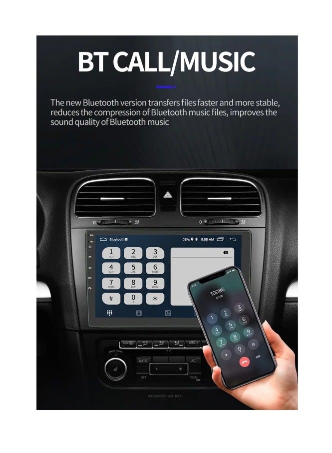 AVT Android 1GB ram 32GB storigCar Stereo Double Din 10.1 Inch Car Radio 2.5D HD Touchscreen Multimedia MP5 Player with Bluetooth GPS Support WiFi FM Radio Dual USB Mirror Link SWC + Backup Camera - Image 4