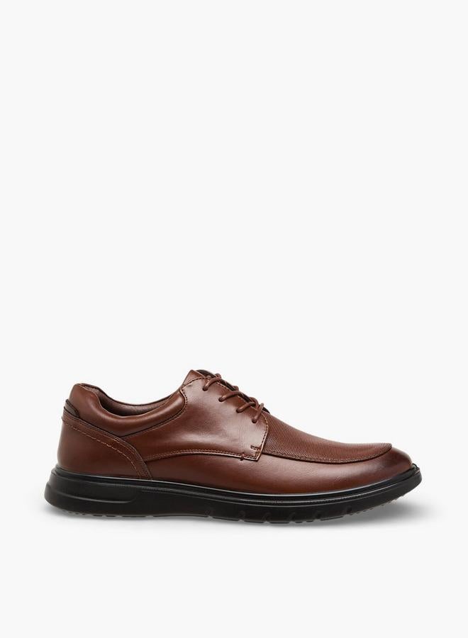LBL by Shoexpress Men Textured Derby Shoes - Image 3
