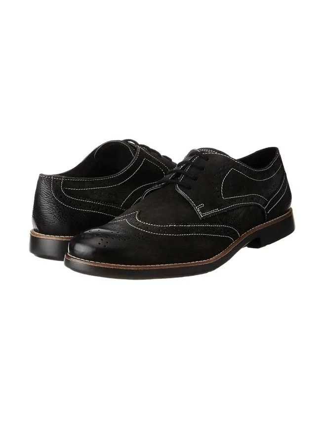RUOSH Mens Oxford Derby Lace up Comfort Leather Work Office Formal Occasion Party Wear Premium Shoes