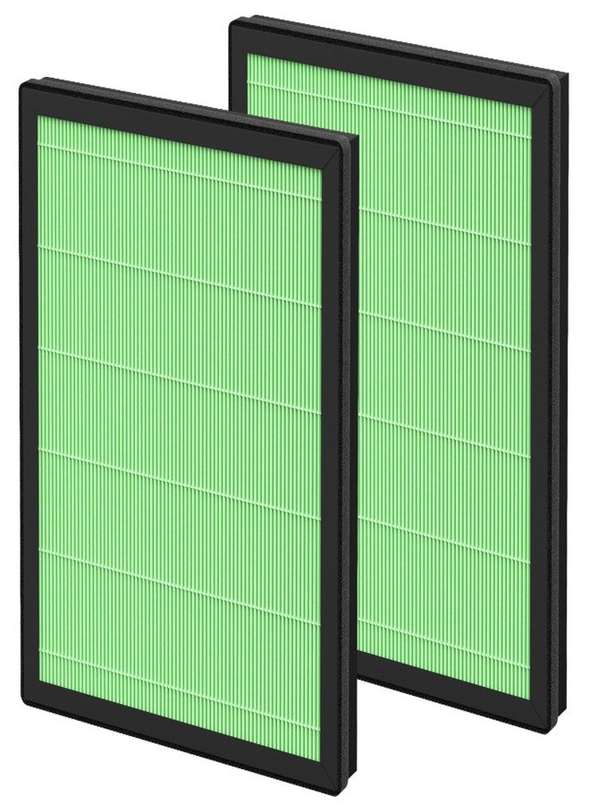 FCFMY 2 Packs HAP602 Toxin Absorber Replacement Filters Compatible with ECOSELF HAP602/ HAP602WF Air Cleaner Purifier, 3-in-1 Filtration of H13 True HEPA Filter, Pre-Filter & Activated Carbon Filter, Green - Image 1