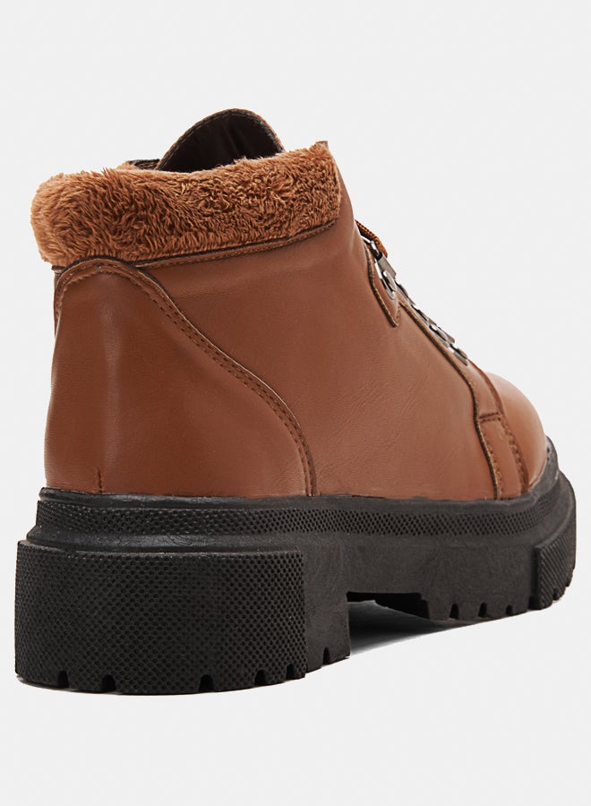TGS Fur Lace Boots  - Image 3