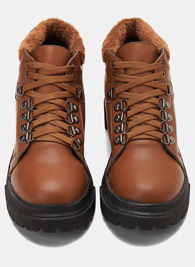 TGS Fur Lace Boots  - Image 4