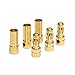 Hobbypower 35mm Male Female Gold Banana Bullet Connector Battery ESC Plug Pack of 20 Pairs - Image 2