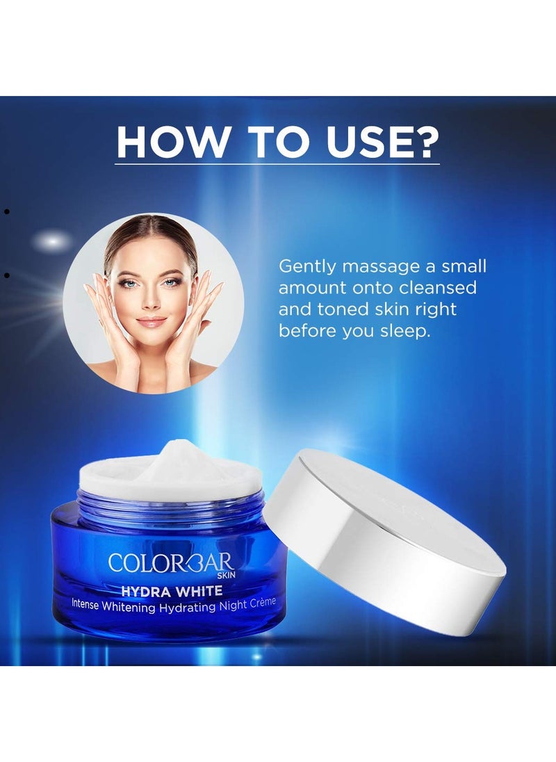 Hydra White Intense Whitening Night Cream 25g Protects from UV Damage Long Lasting Hydration Brightens Strengthens Nourishes Skin - pzsku/Z995DB687B5DA613E07EBZ/45/_/1740562950/054a65ae-3256-465c-a1a4-896acde1450f