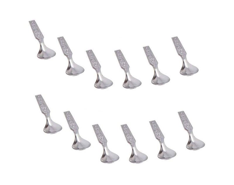 Stainless Steel Mini Spoon for Tea Coffee Spice Box Tableware Steel 12 Piece Masala Set for Home Kitchen Spice Box Spoon 3 Inch Long