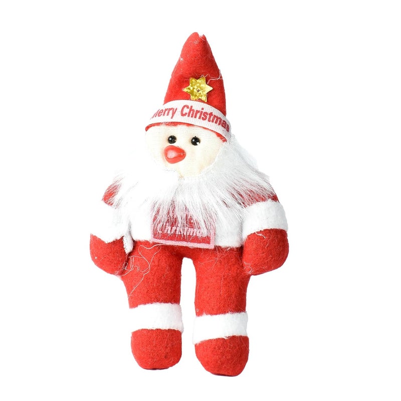 Homynest Homynest Christmas Decoration Set 2 Stockings 1 Golden Glass Ornament and 1 Hanging Santa for Festive Holiday Dcor - Image 4