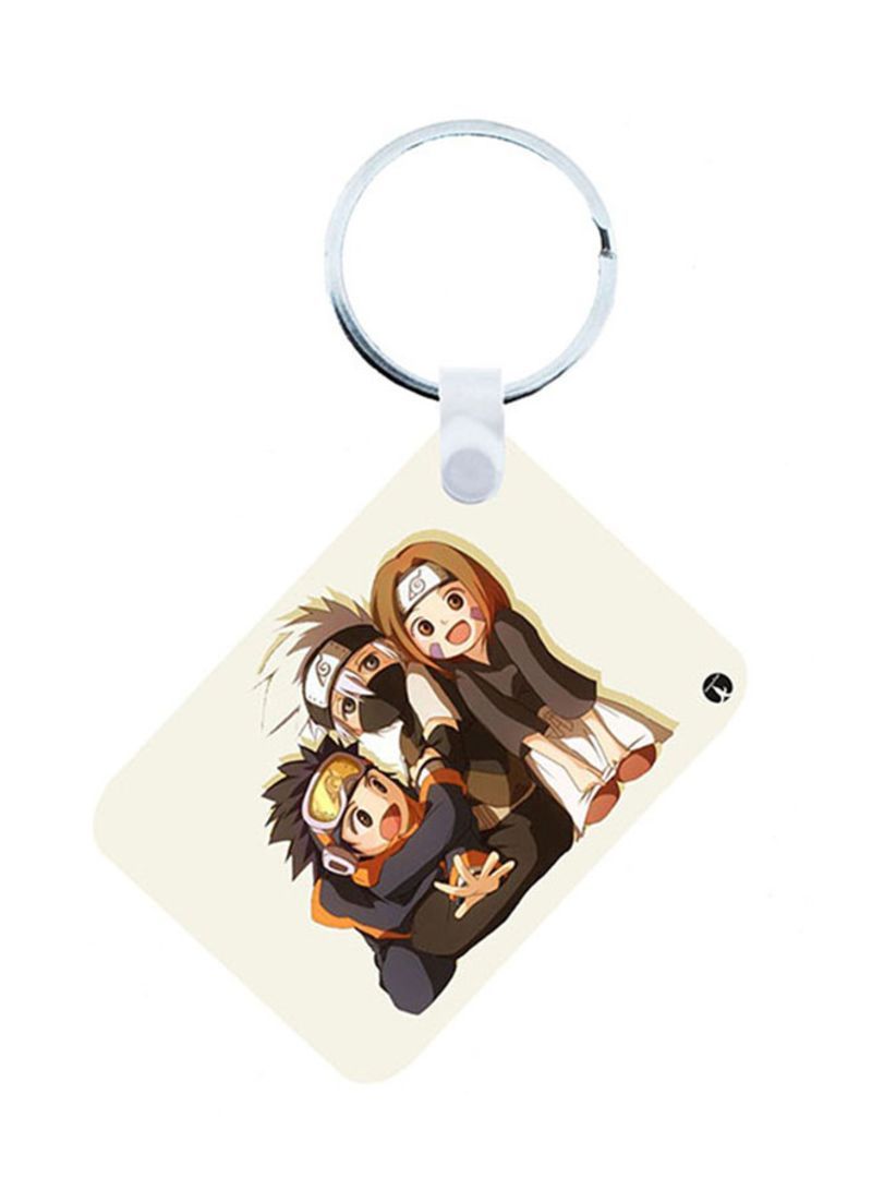 Anime Wooden Keychain