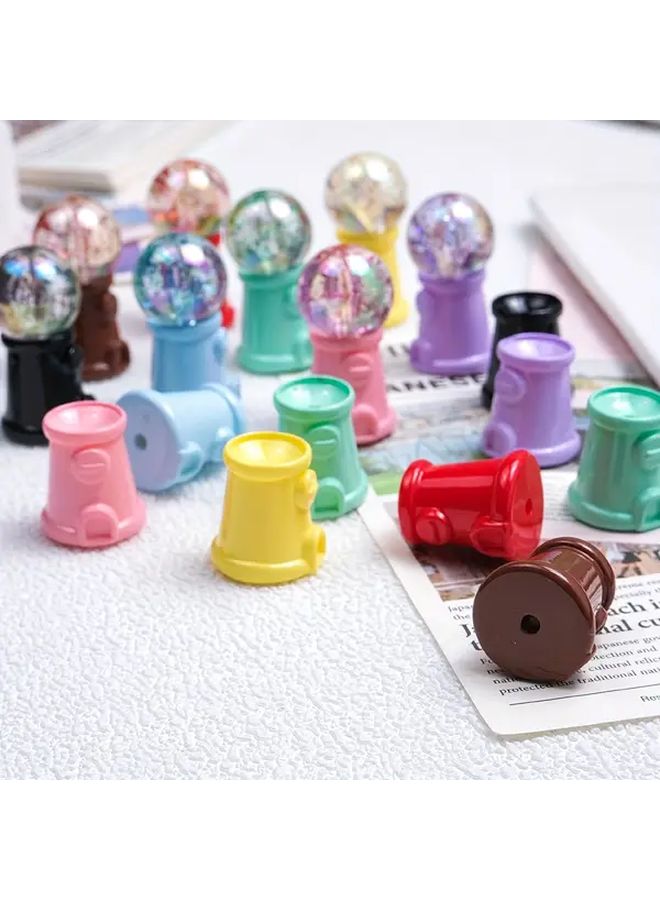 Multi Color 10pcs Gacha Machine Bead Stringing Bright Toy - Image 3