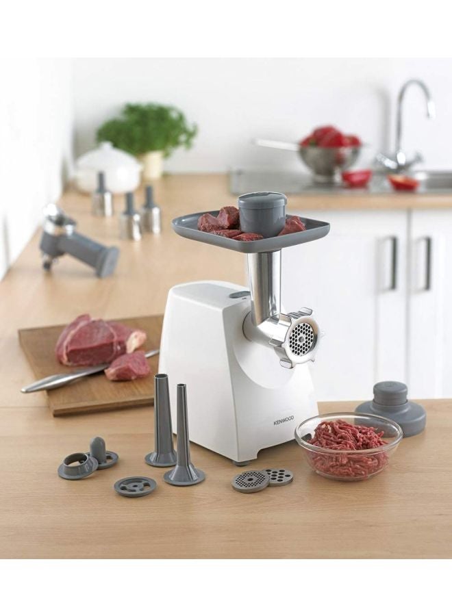 KENWOOD Meat Grinder 1400W 1 L 1400 W MG360 White/Silver - Image 3