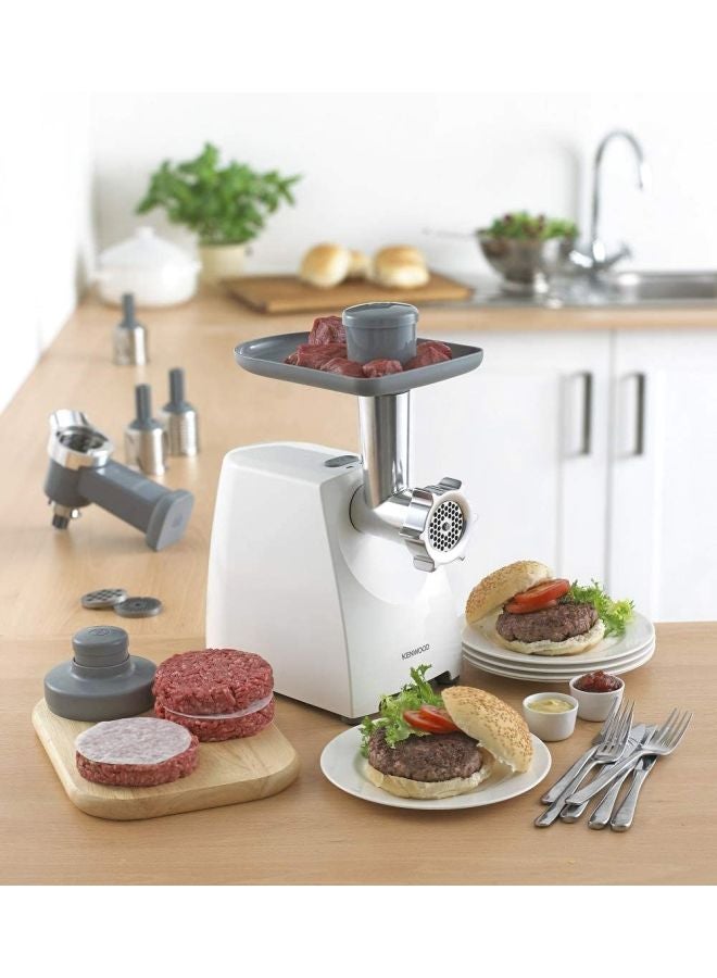 KENWOOD Meat Grinder 1400W 1 L 1400 W MG360 White/Silver - Image 4