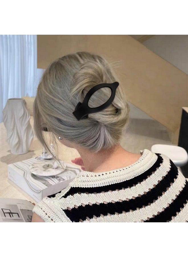 Velscrun 4Pcs Hair Clips For Women Girls - Thick Thin Hair Alligator Clips, Large Matte Duck Billed Clips, Neutral Styling Barrettes Accessories Gifts  - Image 2