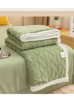 Winter thickened Polar Fleece blanket soft comfortable double layer lamb Fleece office home nap warm sofa blanket