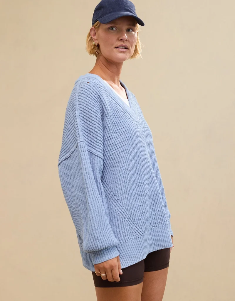 Aerie Aerie Beyond Chenille V-Neck Sweater