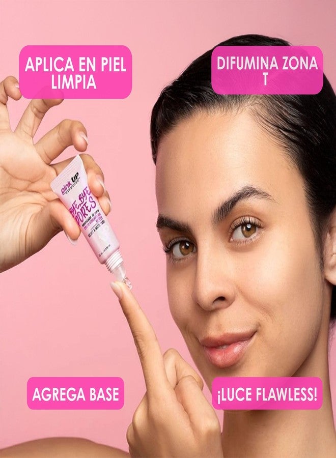 PINK UP Bye Bye pore Minimizer of pores | Make Up | Primer | Pore Minimizer | Smooth and uniform skin | Matte effect free of anti-aesthetic shine | Maximum hydration - Image 2