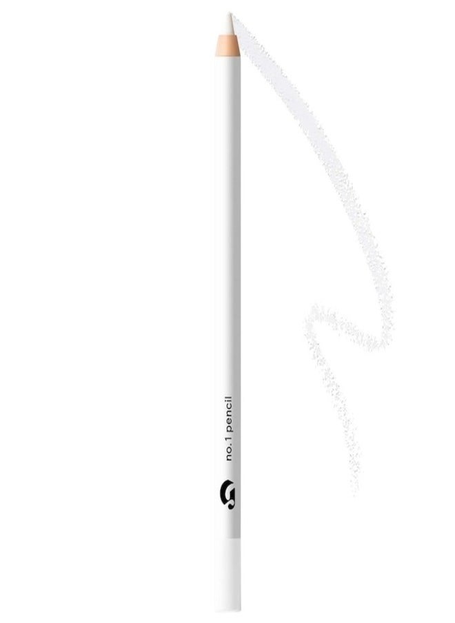 Glossier - GLOSSIER No. 1 Pencil Creamy Long-Wearing Eyeliner,  Canvas - pure white 1.2g - Smooth, Long-Lasting Definition - Image 1