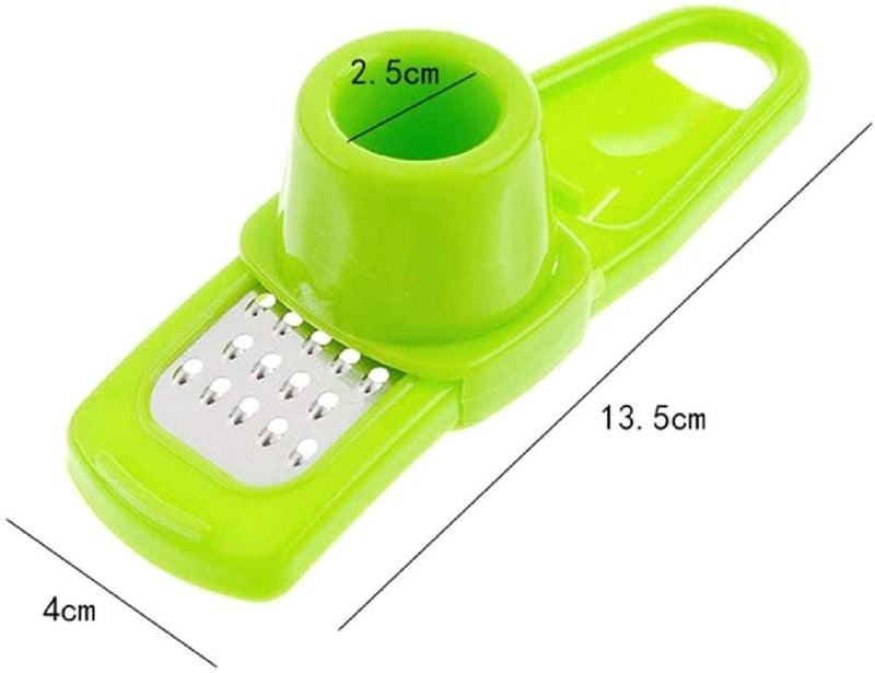 V2H UPKARANWALE Multi-Function Garlic Grinder,Multi Functional Microplaner Grater Manually Cut Garlic for Ginger or Garlic Kitchen Tool Multicolor (Pack of 1) - Image 4