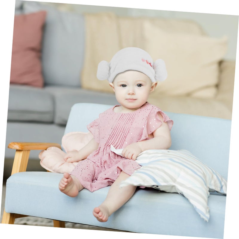 Quick Drying Cotton Hair Towel Wrap With Heart Pattern Lightweight Absorbent For Travel Home - Image 5