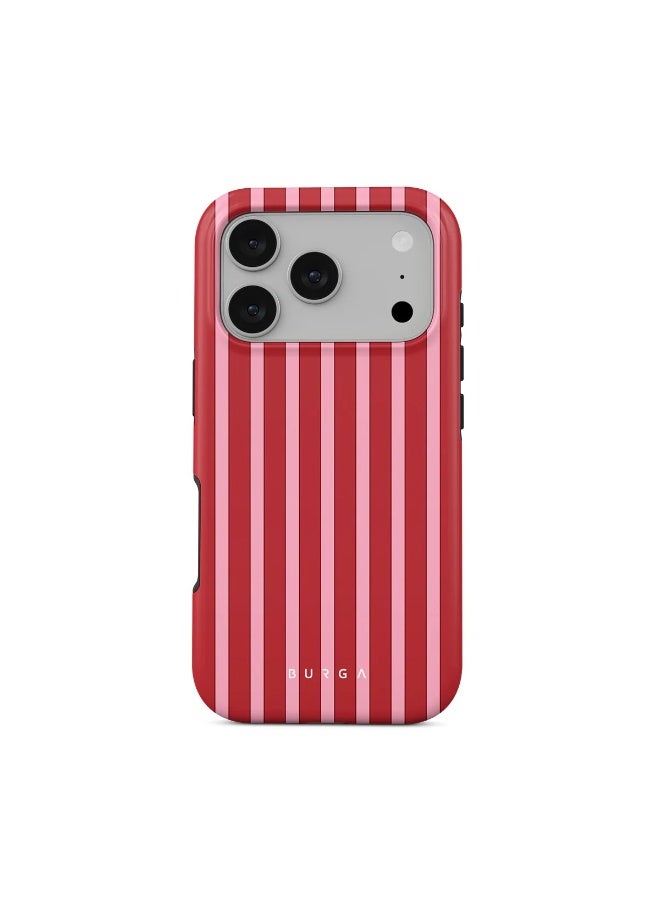 Burga iPhone 17 Pro Strawberry Jam Premium Case Compatible with Hybrid Dual-Layer Hard Shell + Silicone Protection - Scratch-Resistant Shockproof Mobile Cover - Image 1