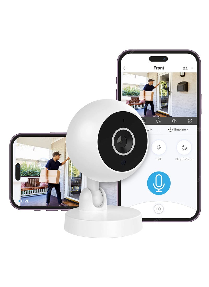 SYOSI - Indoor Home Security Camera, Smart Wireless CCTV with Night Vision, Motion Detection, and Pet Monitoring - Image 1