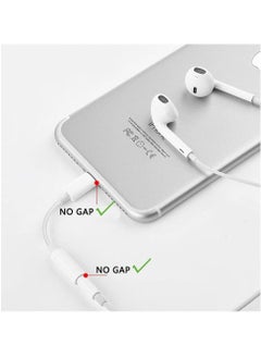 LIXES Lightning Headphone Jack Adapter Dongle [ MFi Certified ] Earbuds Headphone Converter for Apple iPhone 12/12Pro/SE/11/Pro/Pro Max/XR/Xs/Xs Max/X/8/7,Music Control,Calling&Siri Supported  - Image 4