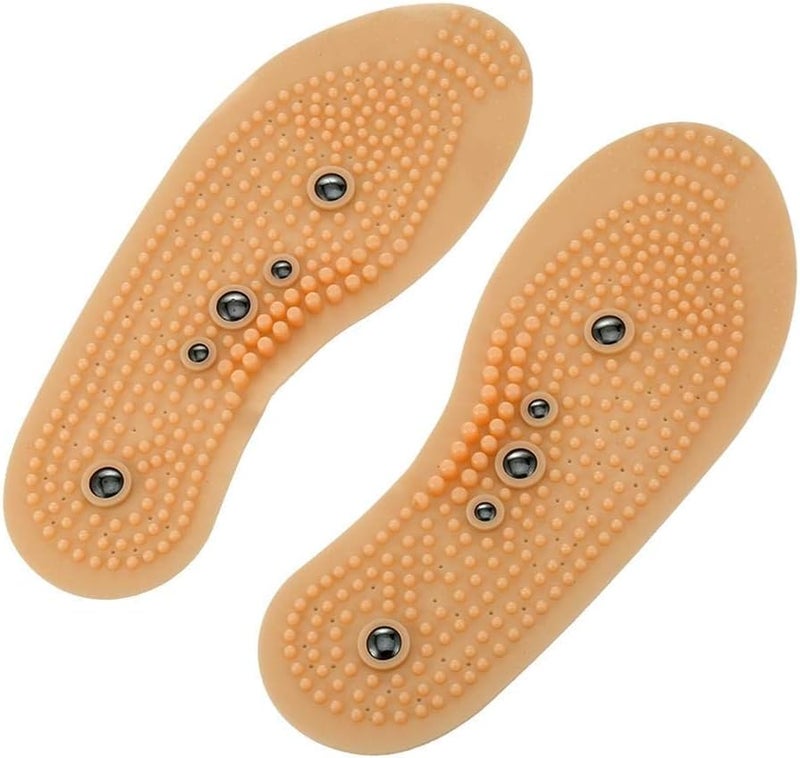 klarako Magnetic Massaging Insoles Unisex Foot Therapy Reflexology Pain Relief Shoe Insoles for Relax Muscles and Relieve Fatigue (2#) - Image 4