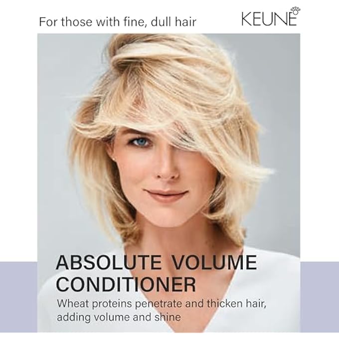 Keune CARE ABSOLUTE VOLUME CONDITIONER, VOLUMIZING & THICKENING CONDITIONER FOR FINE HAIR, 8.5 FL OZ - Image 2