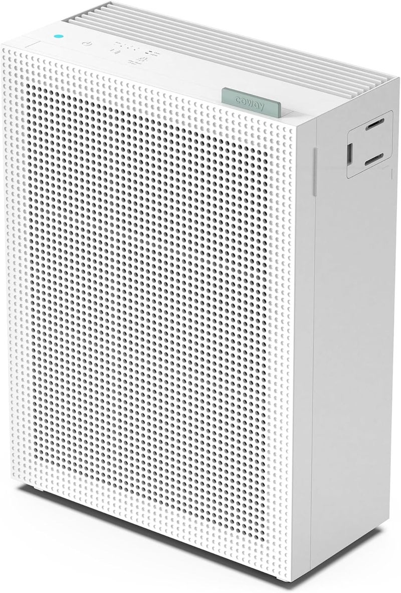 كواي جهاز تنقية الهواء COWAY Airmega 150 | يزيل 99.999% من الجسيمات حتى 0.01 ميكرومتر، والفيروسات والهباء الجوي | معتمد من ECARF لمرضى الحساسية | للغرف حتى 73 مترًا مربعًا | معدل توصيل الهواء النظيف (CADR) 281 م³/ساعة - Image 1
