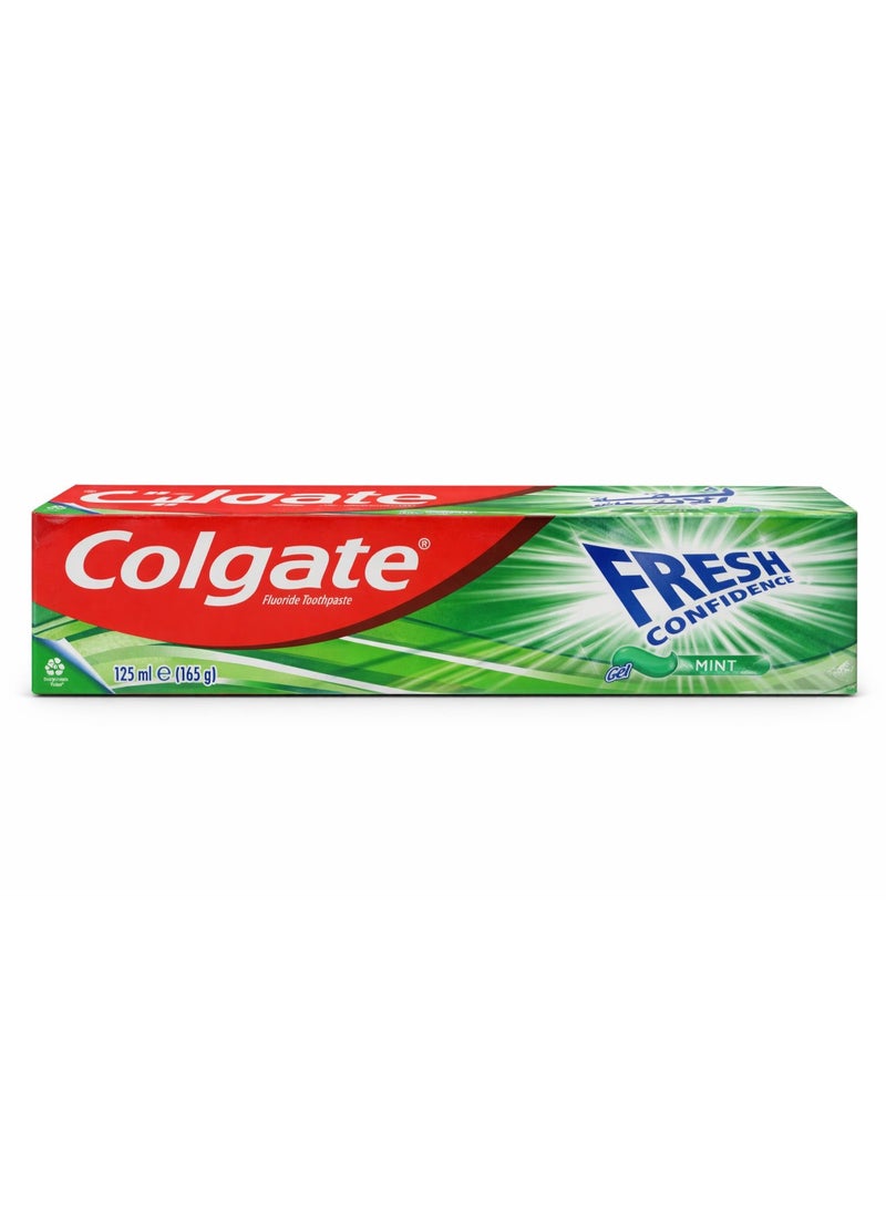 Colgate Fresh confidence Mint Flavor Fluoride Toothpaste- 125ml - Image 1