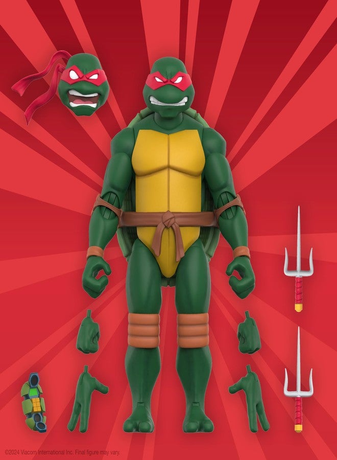 Super7 Teenage Mutant Ninja Turtles ULTIMATES! Wave 12 - Raphael Action Figure - Image 4