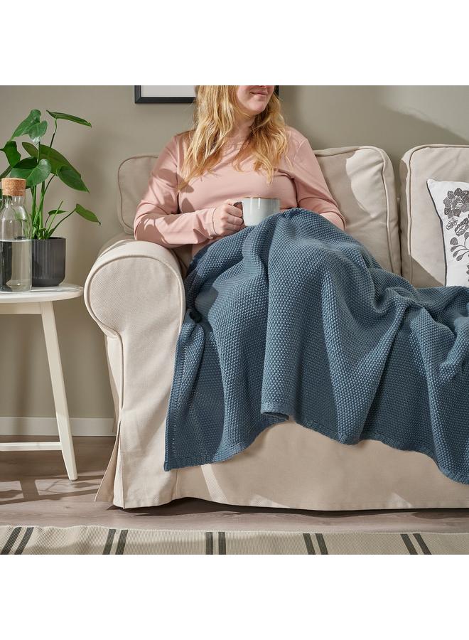 erorex Throw, blue-grey, 130x170 cm - Image 4