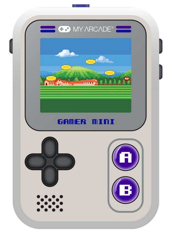 My Arcade Gamer Mini Classicpurple: Miniature Handheld Gaming System Packed With 160 Games 1.8 Color Display (Dgun3924) Small - Image 2