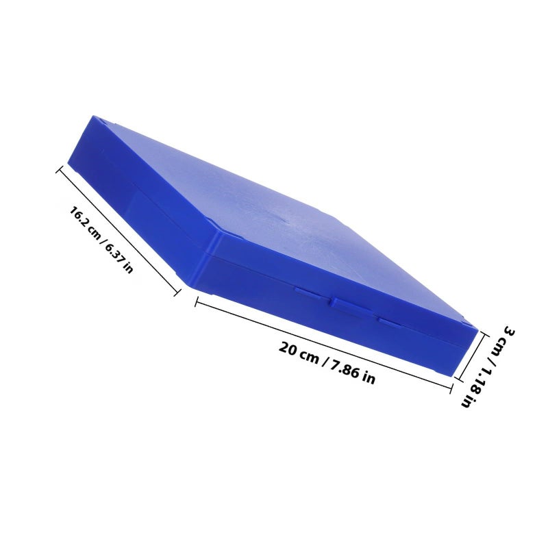 100 Slide Capacity Plastic Microscope Slide Storage Box Reusable Case for Scientific Educational Use - Image 3