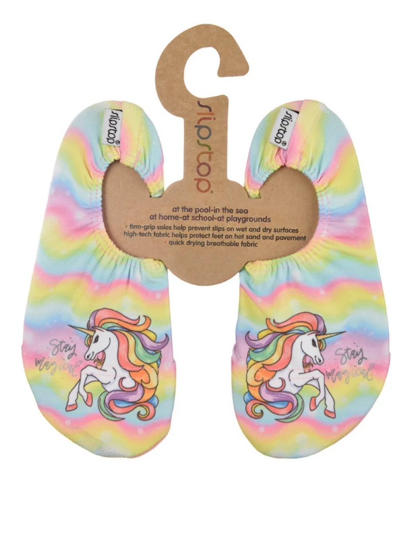 Slipstop Slipstop Magical Print Kids Non Slip Water and Beach Shoes Lightweight Quick Dry Swim Ready Footwear for Babies and Children