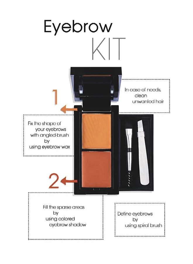 فلورمار Flormar Eyebrow Design Kit - 30 Medium