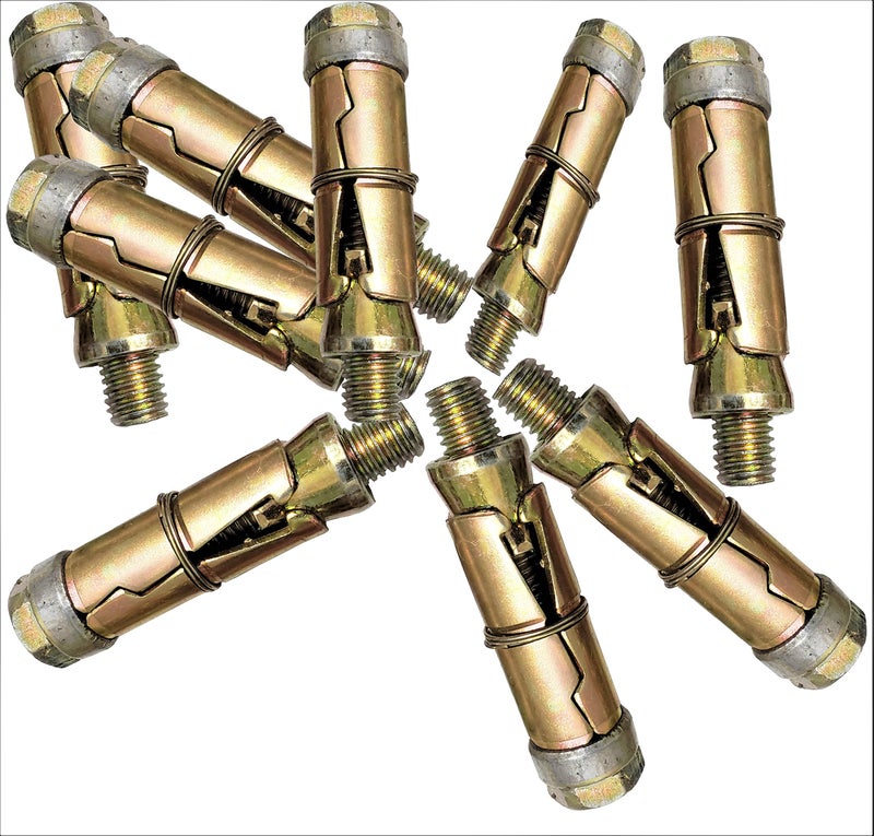 Pure Source India Anchor Fasteners,Size 8 mm, Pack of 2 PCS (Gold) - Image 5