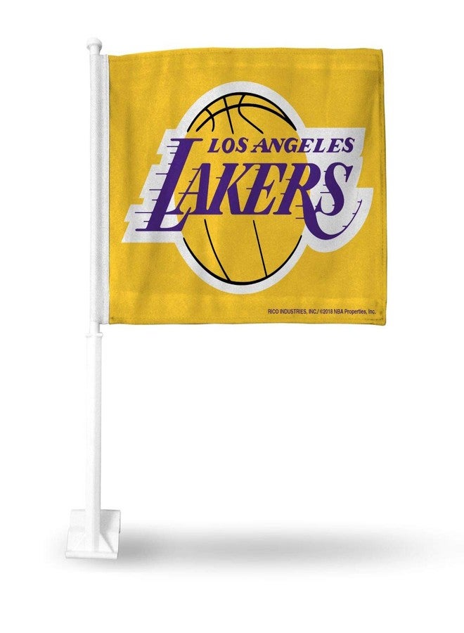 Rico Los Angeles Lakers - LA Basketball - 11X14 Window Mount Double-Sided Car Flag - Image 1