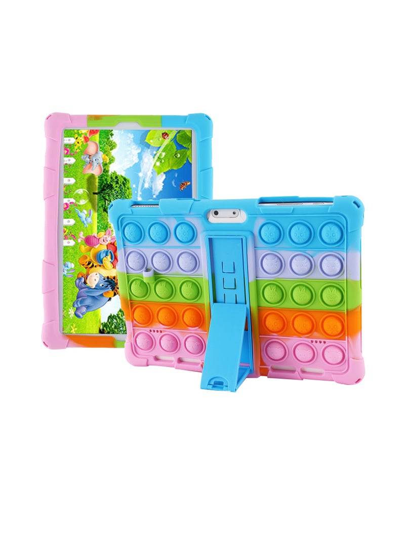 AROAQ S10 Kids Tablet, Ultra Light Smart Android Tablet Computer, Easy To Carry Smart Early Childhood Education Pad, Children Learning Tablet For Boys And Girls, (1pc, 16GB Storage, Multicolour 2) - Image 1