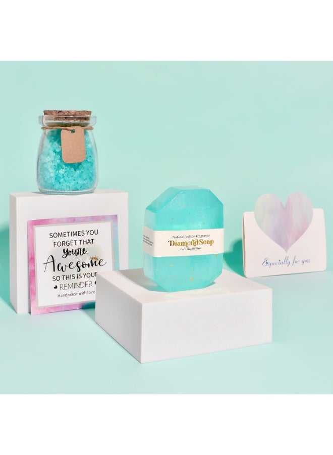 MissTiara سلة هدايا للنساء - صندوق هدايا عيد الميلاد، 10 هدايا فريدة لعيد الميلاد للنساء، حزمة علاج سبا مريحة للنساء، سلة هدايا شفاء سريع ترسل دفعة من أشعة الشمس للصداقة - أضئ يومها - Image 4