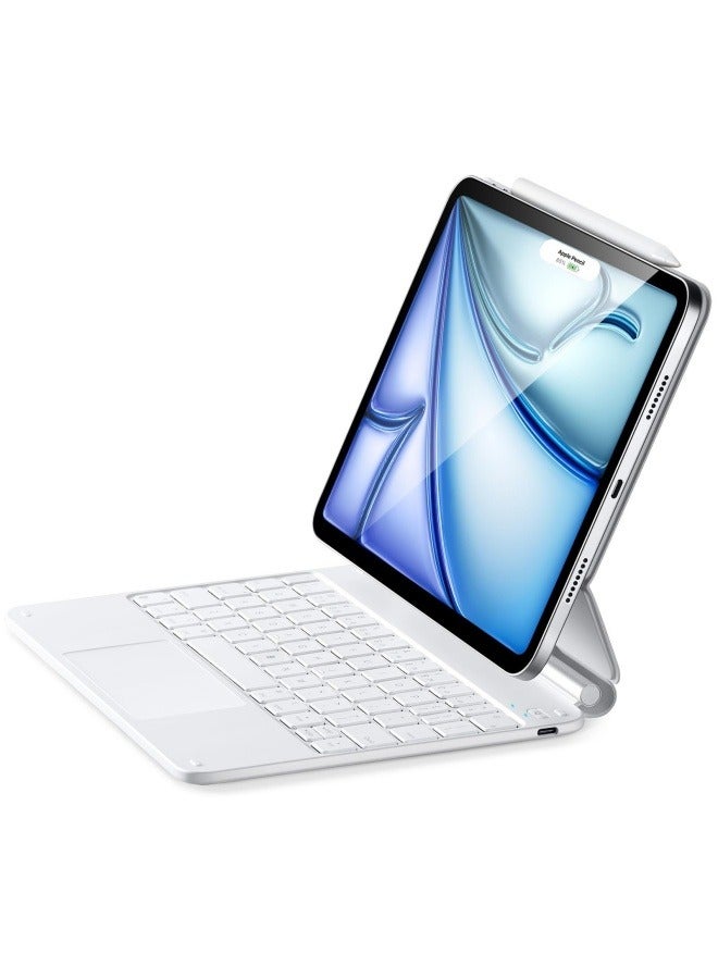 Suitable for iPad Pro11 (2024) universal magnetic touch keyboard magnetic protective cover Bluetooth touch keyboard protective cover with automatic wake-up/sleep