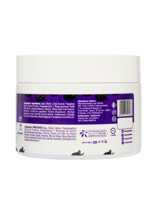 Floractive Urban Amora & Rícino (Blackberry & Castor) Hair Mask – 250ml - Image 2