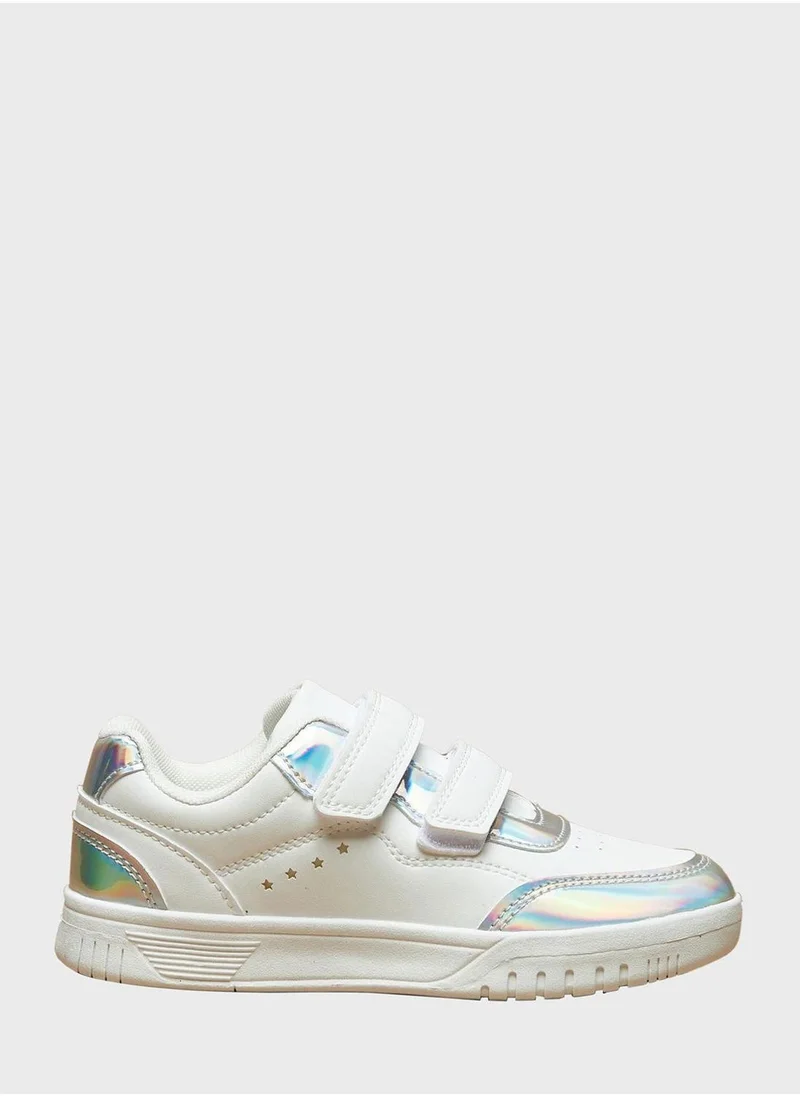shoexpress Kids Velcro Low Top Sneakers