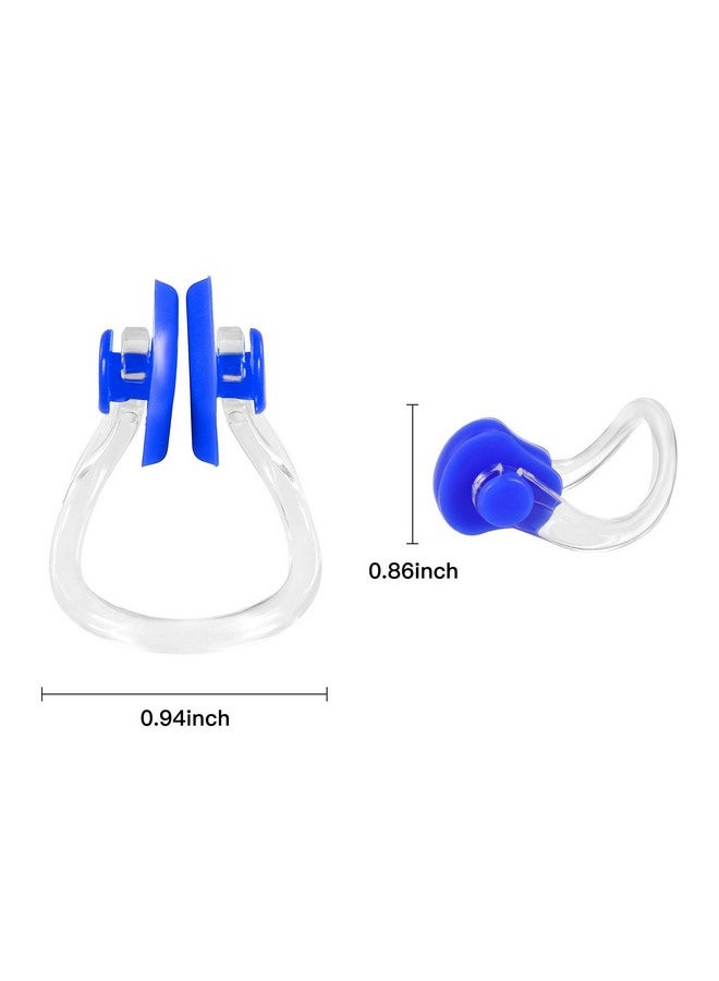 Satinior 10 Pieces Waterproof Nose Protector Silicone Nose Clip Surfing Nose Plug For Swimming And Training - Image 2