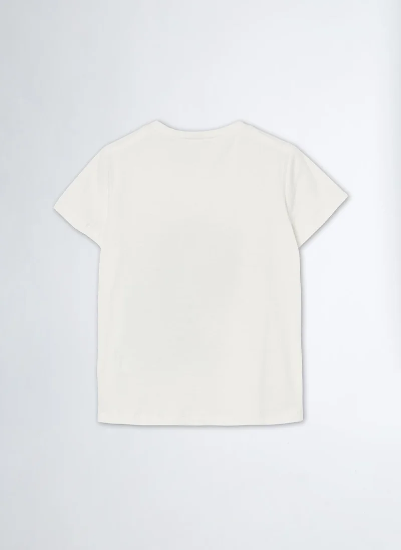 Liu Jo T-Shirt with Bow and Print
