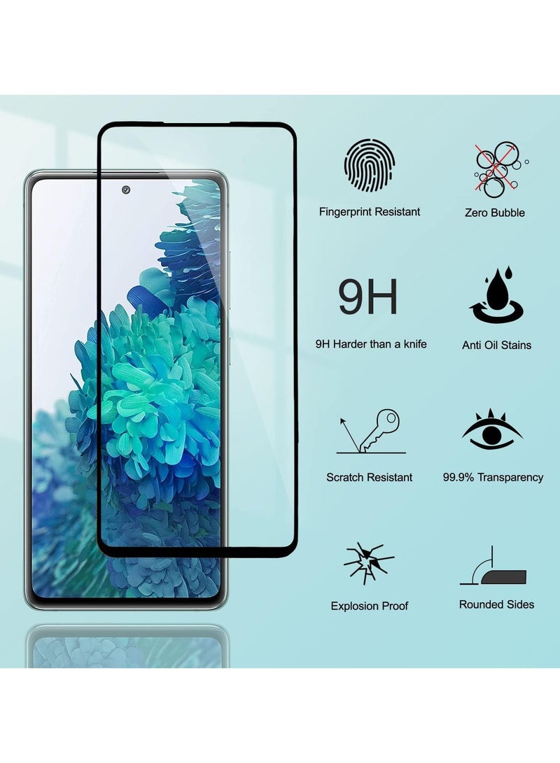 Glass for Samsung Galaxy S24 FE Full Glue Screen Protector Anti Fingerprint Shatter Proof Tempered Glass with HD clarity for Samsung Galaxy S24 FE  - Image 2