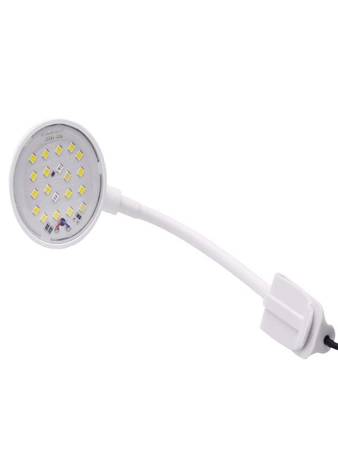 Rizopets Multicolor Changing Nano Aquarium Lamp, 360-Degree Adjustable Clip Light for Small Aquarium & Fish Bowls (Blue & White) - Image 2