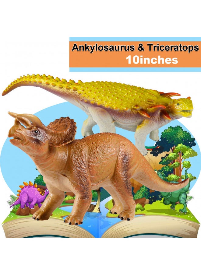TEPSMIGO Tepsmigo Soft Dinosaur Toys for Kids 3-5, Dinosaur Toys for Kids Toddlers - 6Pack Jumbo Dinosaur Toys, Jurassic Dinosaurs T-Rex Velociraptor Triceratops..., Perfect Dinosaur Toys for Kids 3-5, 5-7  - Image 4