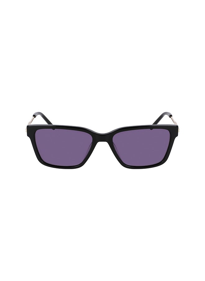 DKNY - Full Rim Acetate Tea Cup Sun Dk713S (V3) Black - Image 1