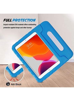 Procases Kids Case For Ipad 10.2 Inch 9Th 2021 8Th 2020 7Th 2019 Ipad Air 10.5" 2019 Ipad Pro 10.5 Shockproof Convertible Handle Stand Cover Light Weight Kids Friendly Case For Ipad 9 8 7 Blue  - Image 3