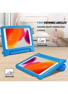 Procases Kids Case For Ipad 10.2 Inch 9Th 2021 8Th 2020 7Th 2019 Ipad Air 10.5" 2019 Ipad Pro 10.5 Shockproof Convertible Handle Stand Cover Light Weight Kids Friendly Case For Ipad 9 8 7 Blue  - Image 5